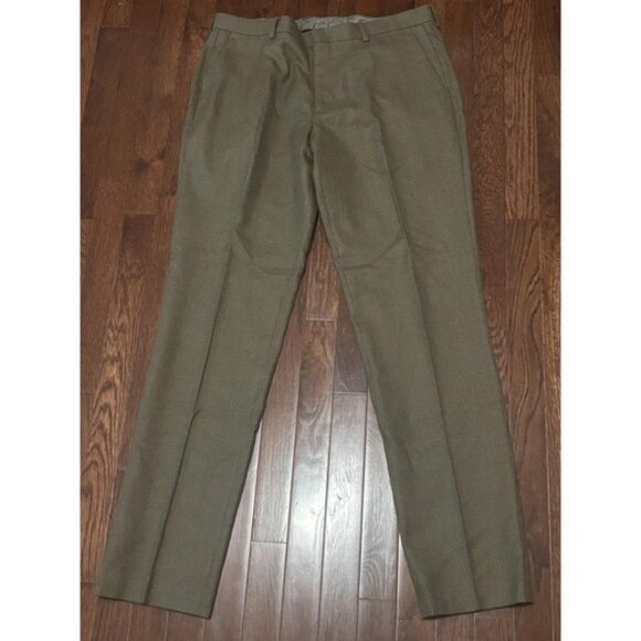 J Crew Mens Plaid pants Ludlow MOON British Cloth 34x34 - Picture 1 of 7